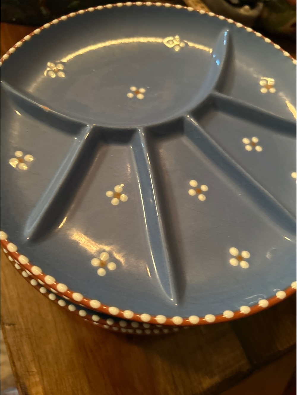 Divided ceramic/plate
